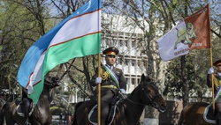 Кавалерийский парад в Ташкенте