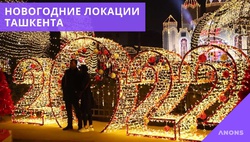 Новогодние локации в Ташкенте – видеообзор