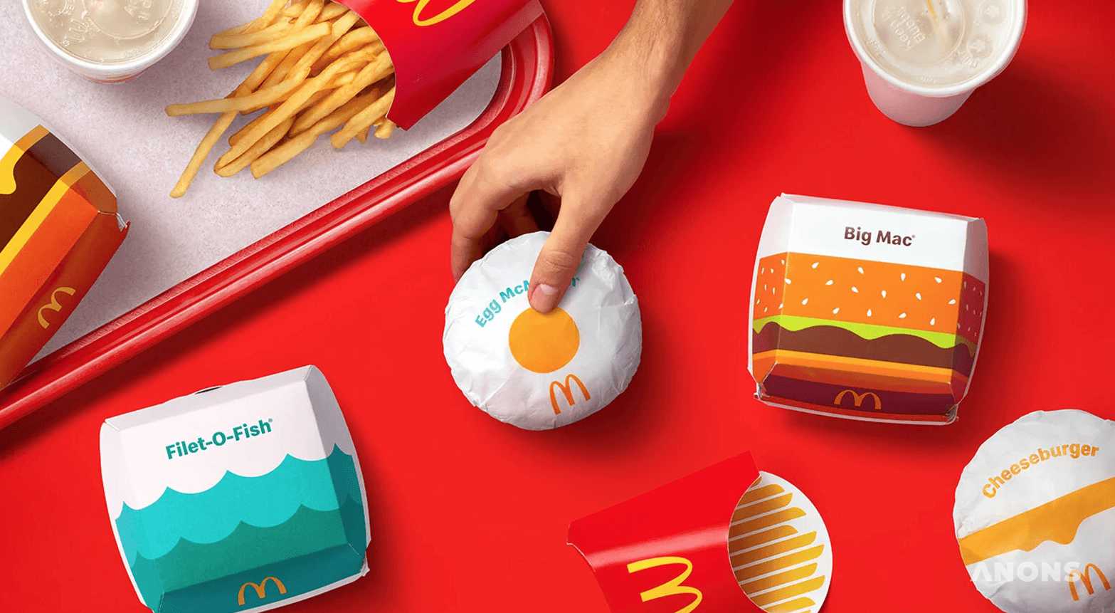 McDonald’s проведёт редизайн упаковок: компания откажется от крупных надписей