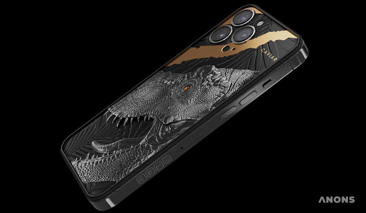 Caviar выпустил люксовые iPhone 13 Pro с 1024 бриллиантами и с зубом тираннозавра