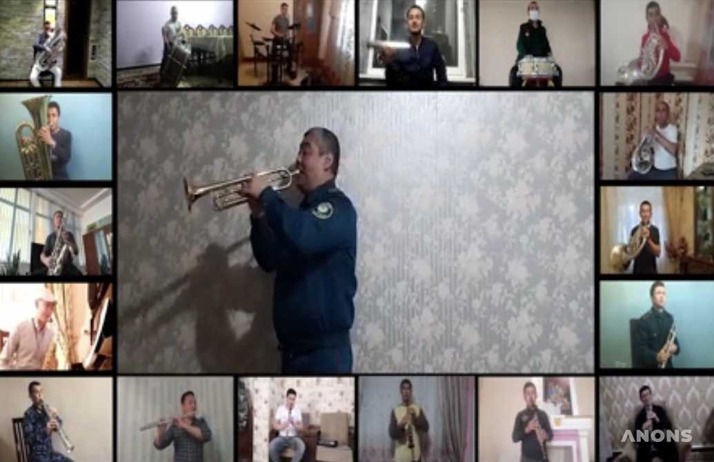 Оркестр МВД Узбекистана сыграл в поддержку всех, кто борется с коронавирусом