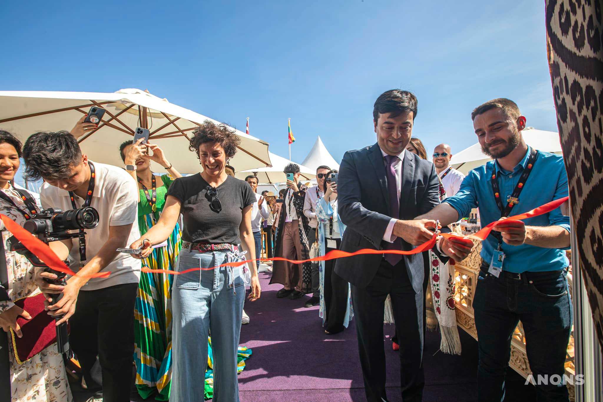 Национальный павильон Узбекистана торжественно открылся на Каннском кинофестивале – фото