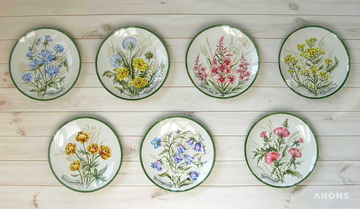Мастер-класс по росписи декоративных тарелок