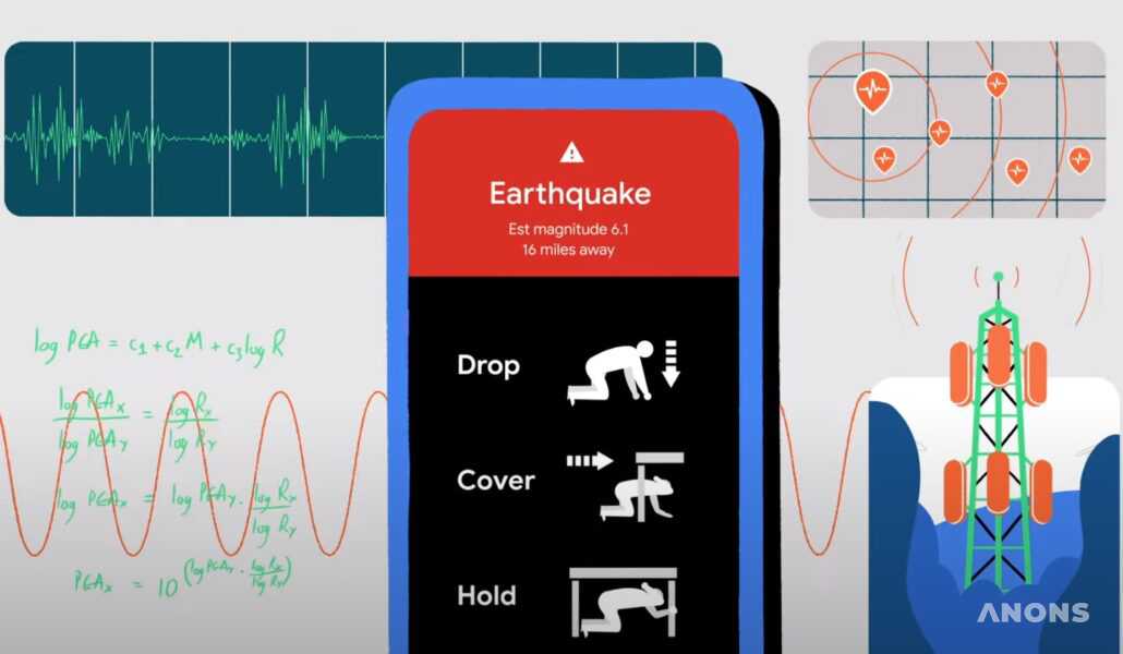 Google будет оповещать о землетрясениях через Android-устройства по всему миру
