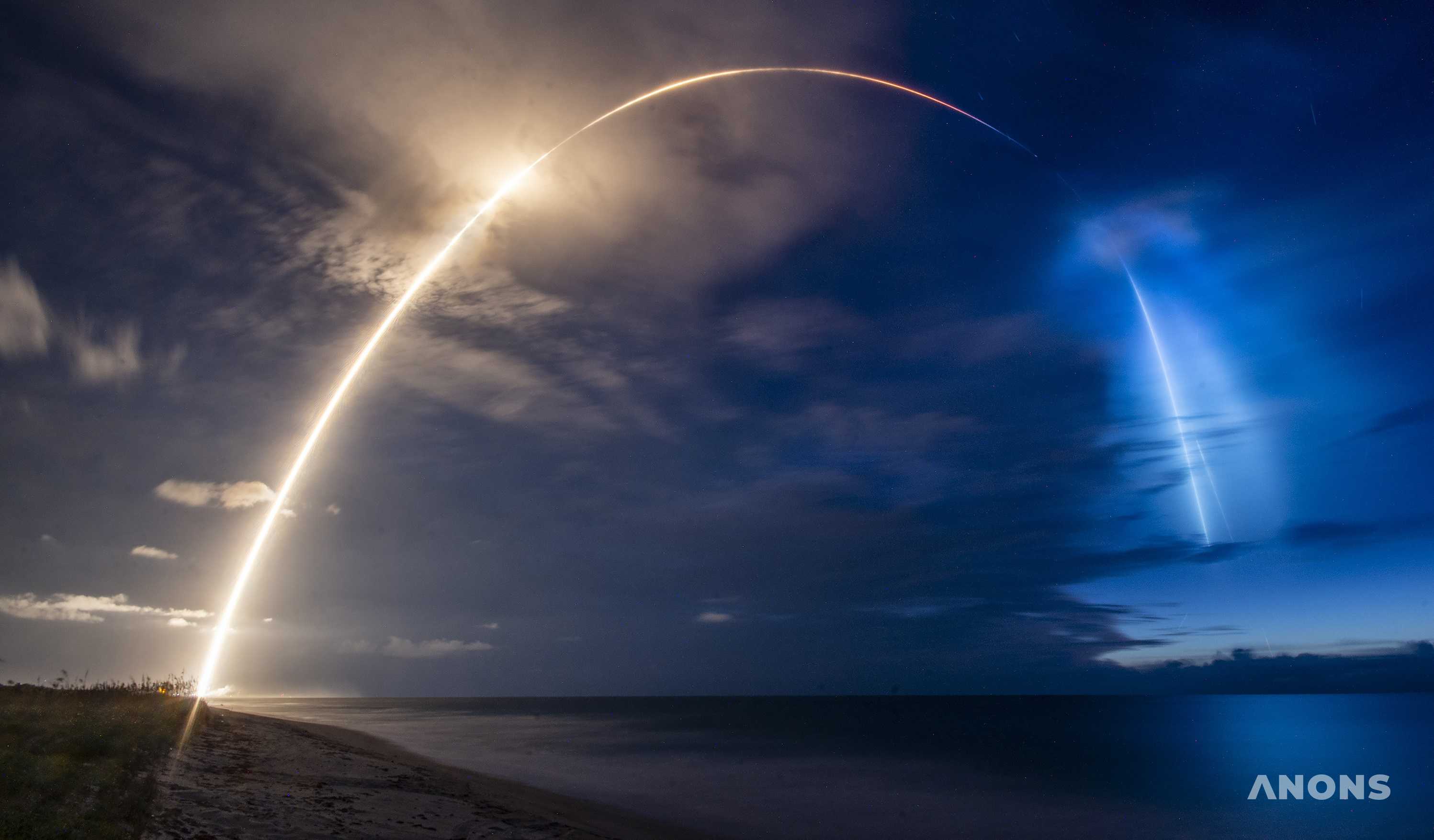 SpaceX вывела на орбиту 58 интернет-спутников Starlink