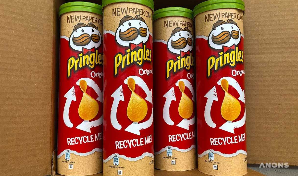 Легендарная упаковка Pringles больше не будет «ночным кошмаром» экологов