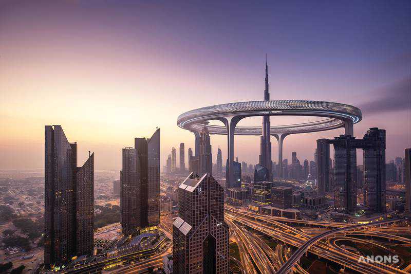 В Дубае планируют построить необычный небоскрёб в форме кольца