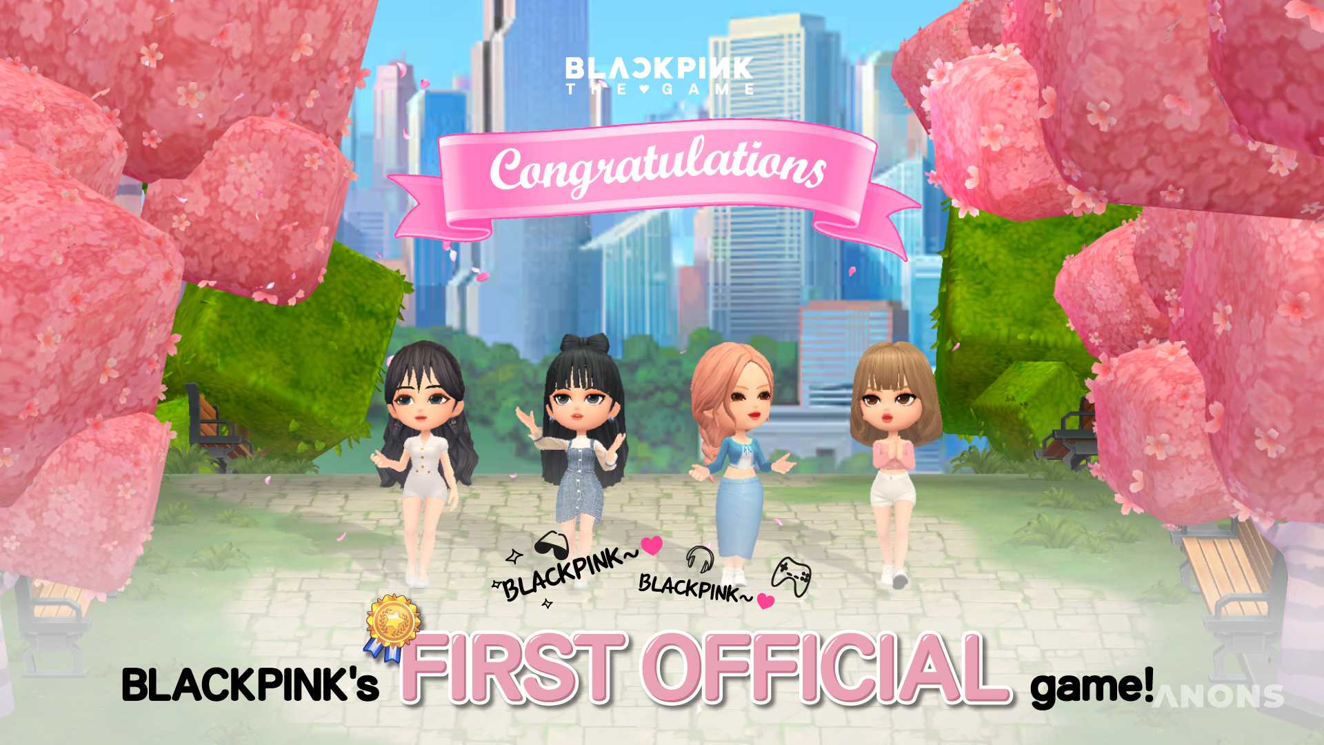 Южнокорейская группа Blackpink представила мобильную игру про самих себя