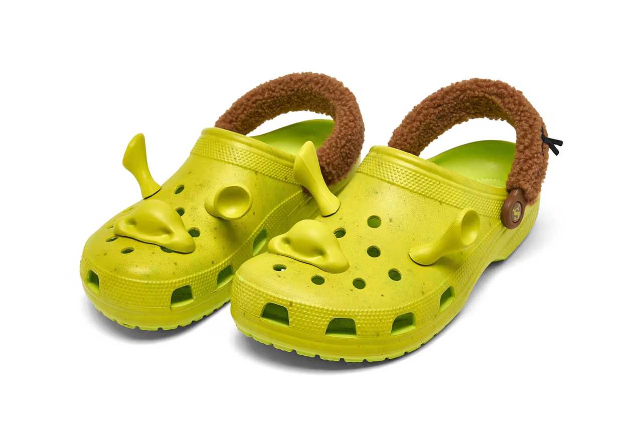 Crocs и DreamWorks выпустили обувь в стиле «Шрека»