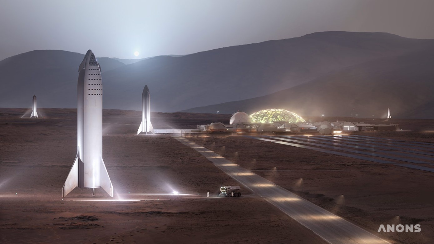 Илон Маск планирует построить город на Марсе за 20 лет