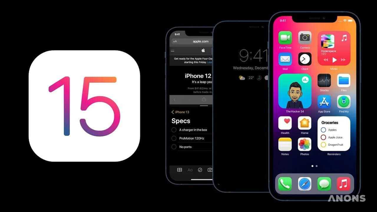 Apple выпустила iOS 15 для смартфонов, планшетов и умных часов