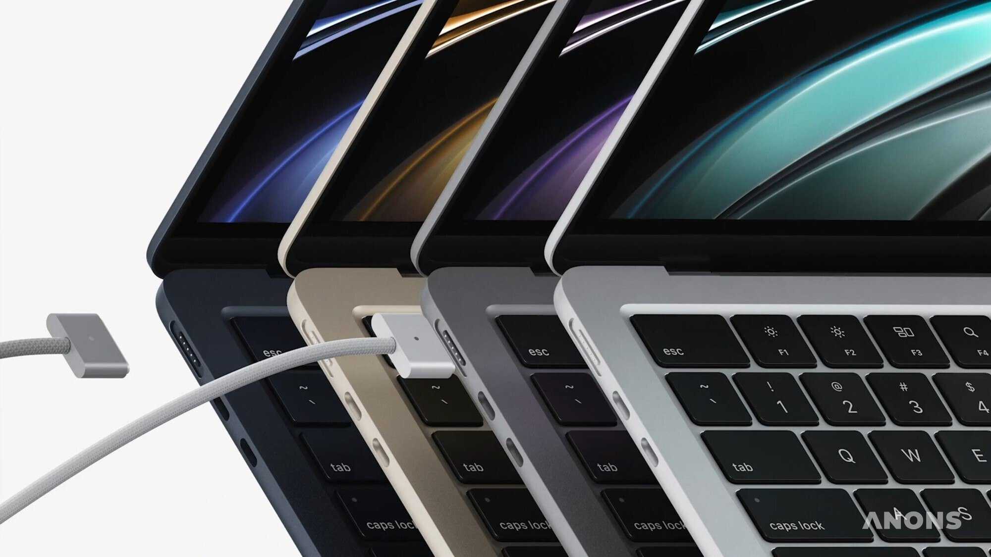 Apple представила обновлённый MacBook Air с «чёлкой» и новым чипом M2