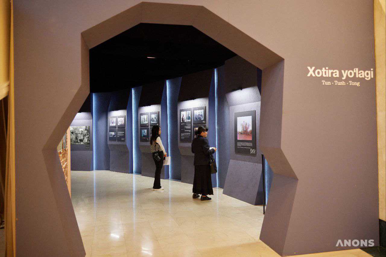 Выставка «Тоннель памяти» в Ташкенте
