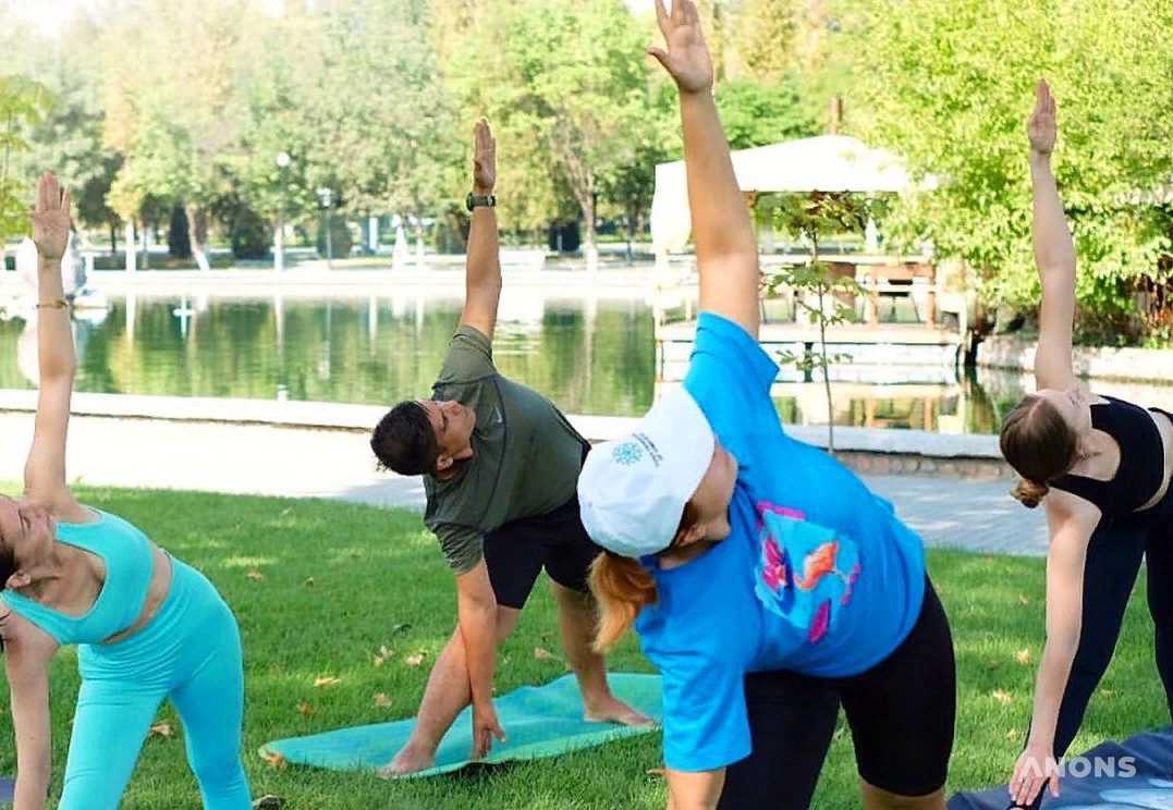 Открытое занятие по йоге в Central Park
