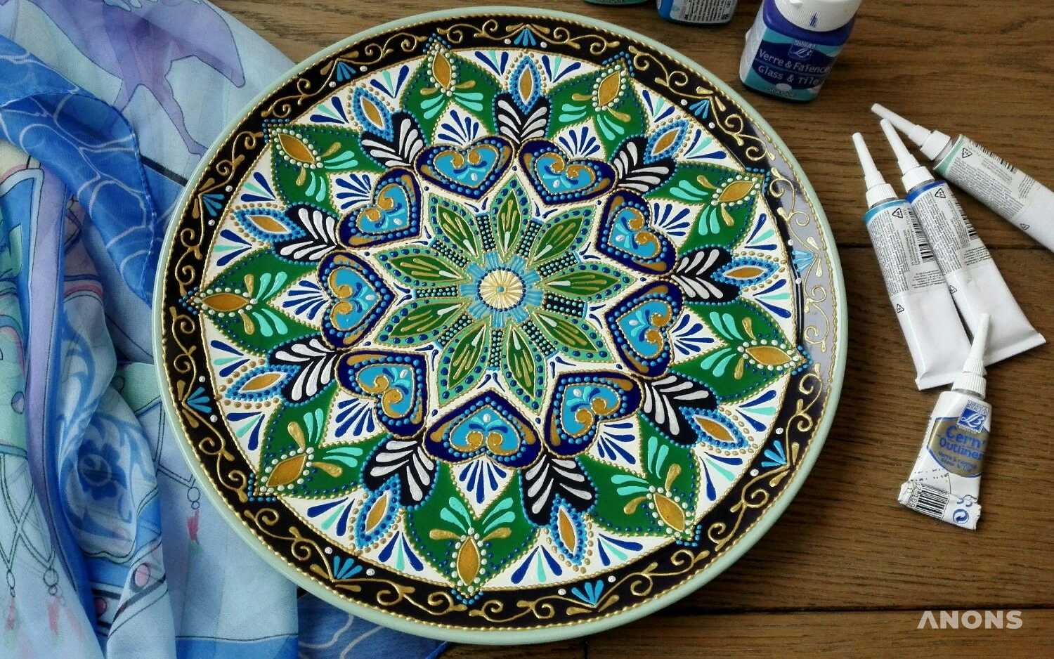 Роспись керамических тарелок в Human House