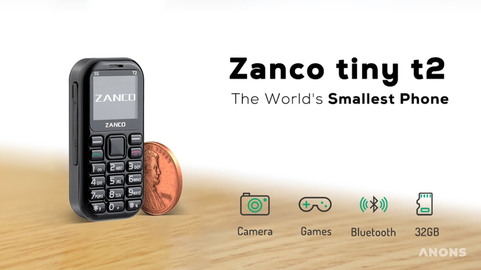 Выпущена новая версия самого маленького мобильного телефона в мире