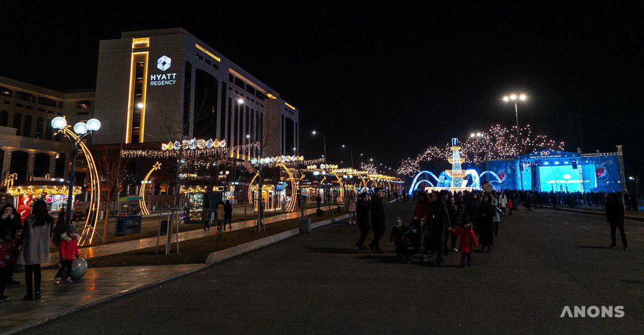Ташкент готов встретить Новый год - фоторепортаж