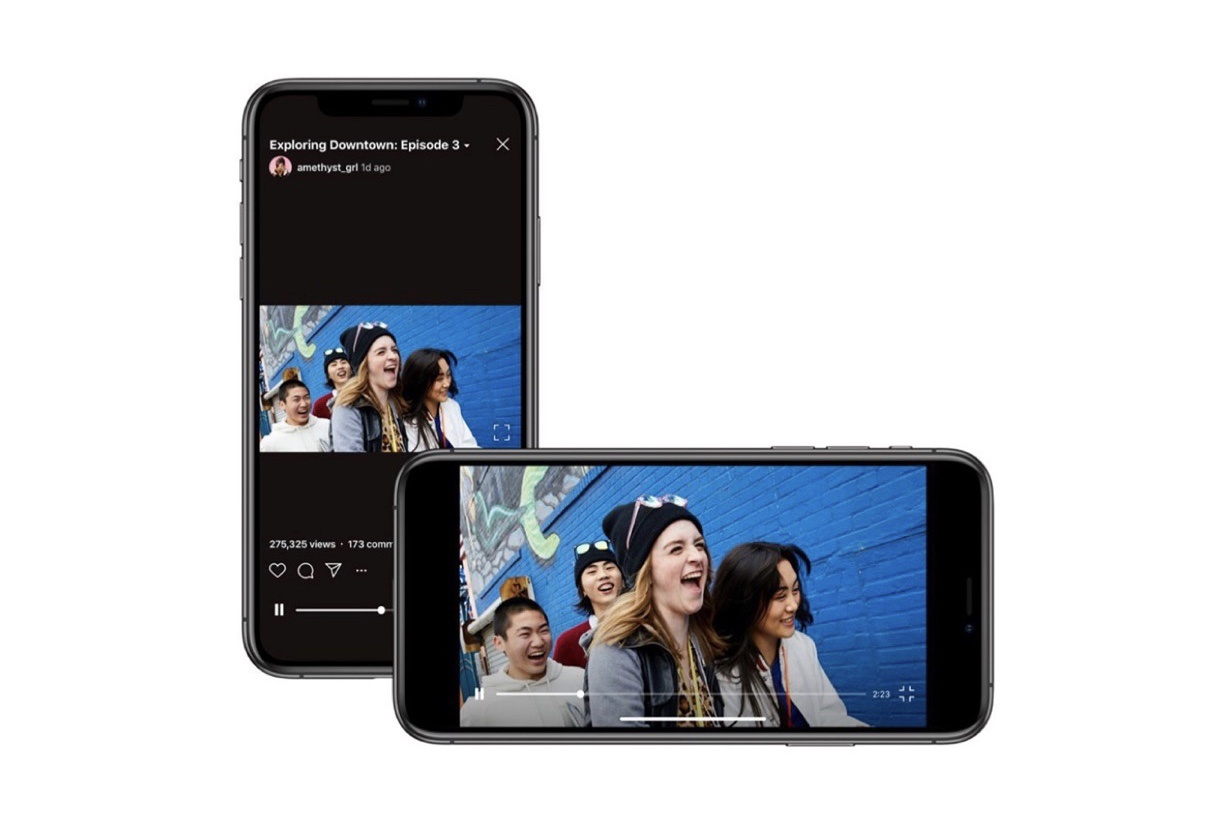 IGTV стал горизонтальным
