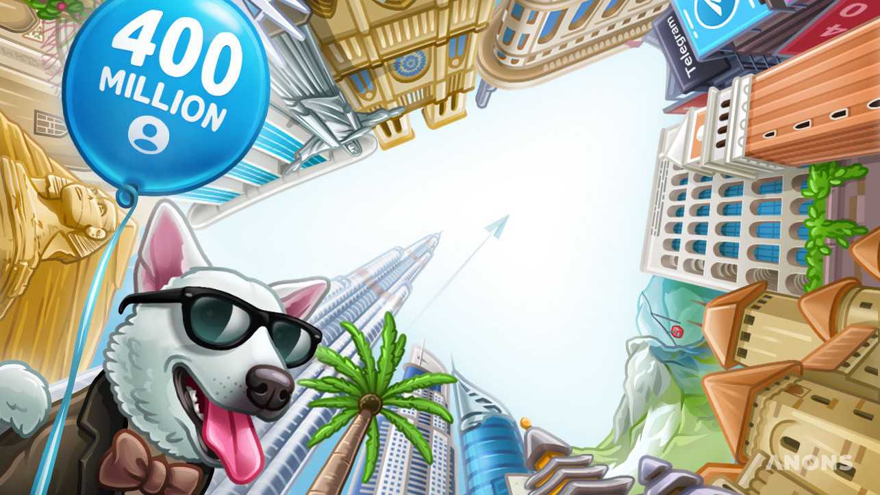 Telegram достиг 400 млн активных пользователей и добавил ряд новых функций