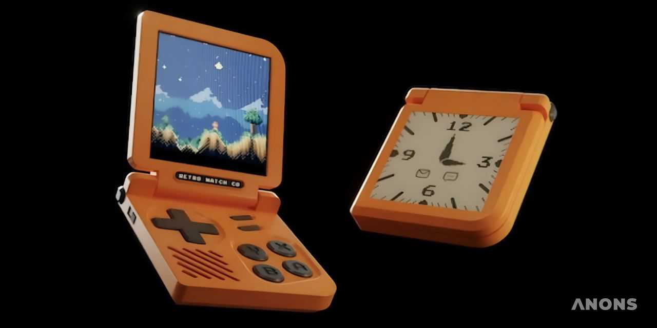 ANONS.uz - Представлена Retro Gaming Watch — приставка в виде смарт-часов