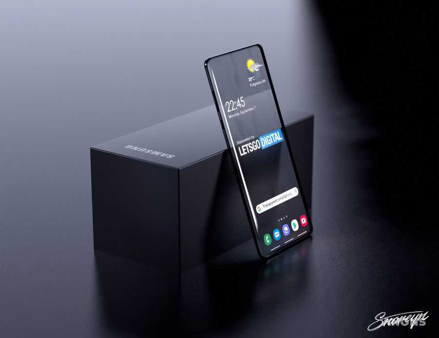 Samsung получила патент на полностью прозрачный смартфон