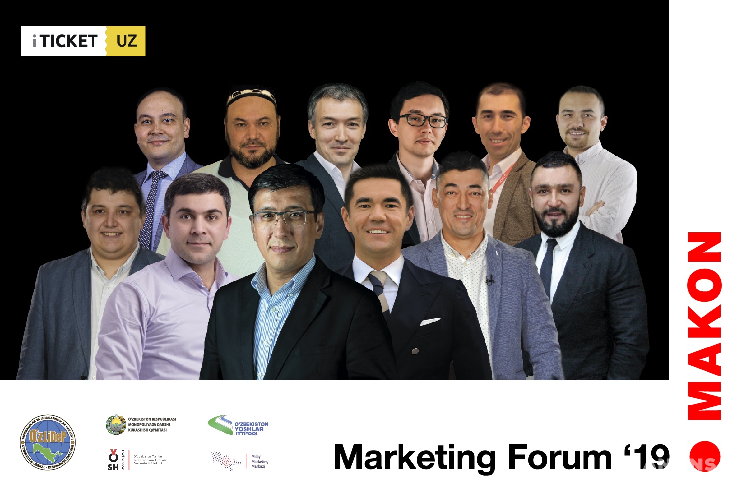 Первый национальный бизнес-форум MAKON Marketing Forum 2019 пройдет в Ташкенте и Самарканде