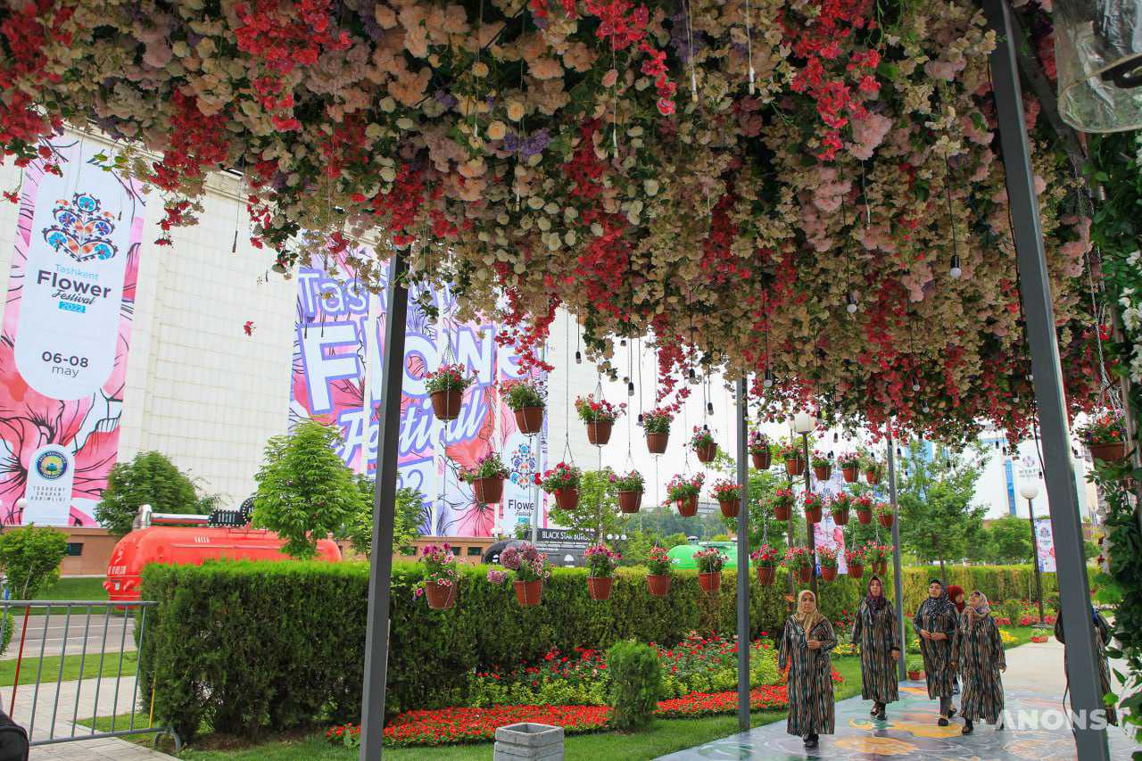 Праздник красоты и эстетики: в Ташкенте стартовал фестиваль цветов Tashkent Flower Fest 2022 – фото