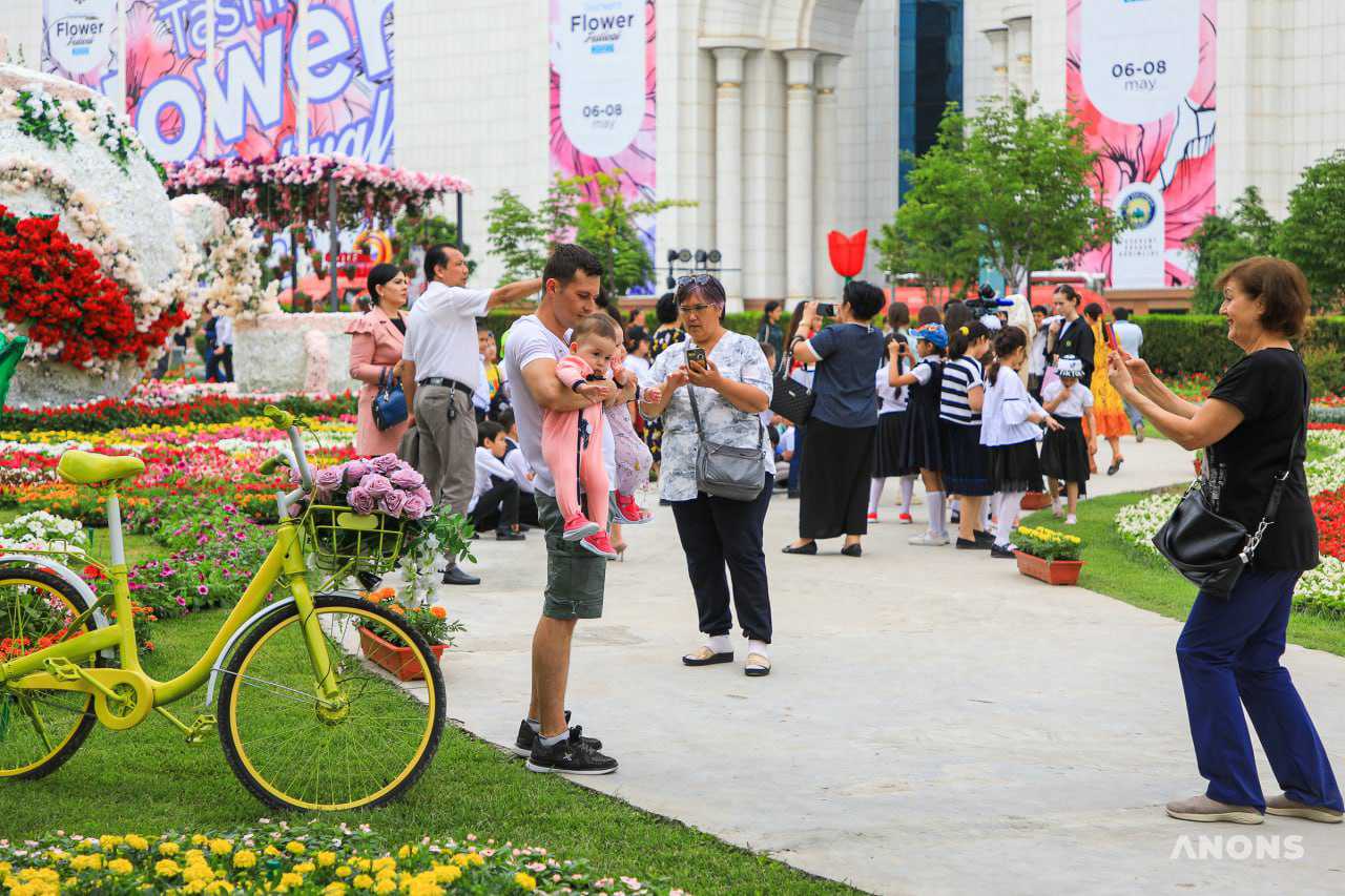 Праздник красоты и эстетики: в Ташкенте стартовал фестиваль цветов Tashkent Flower Fest 2022 – фото