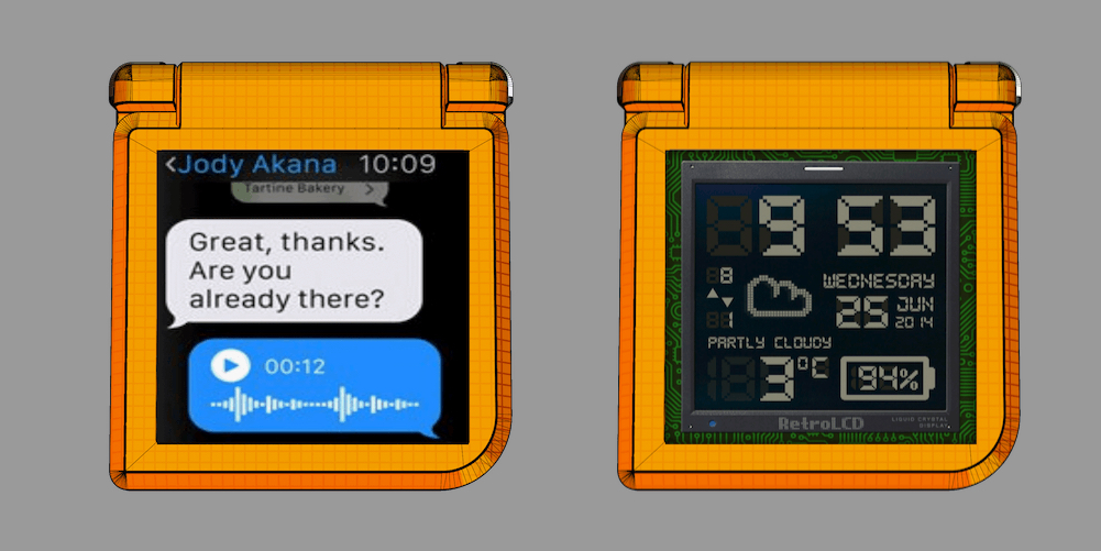 ANONS.uz - Представлена Retro Gaming Watch — приставка в виде смарт-часов