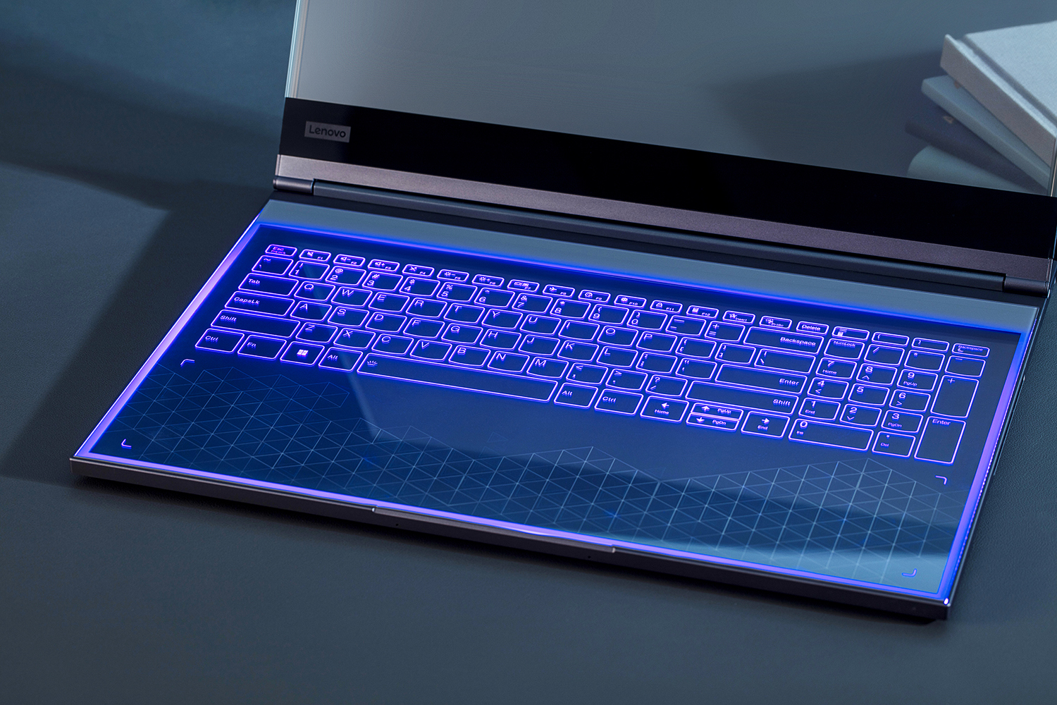 ANONS.uz - Lenovo представила концептуальный ноутбук с прозрачным ...