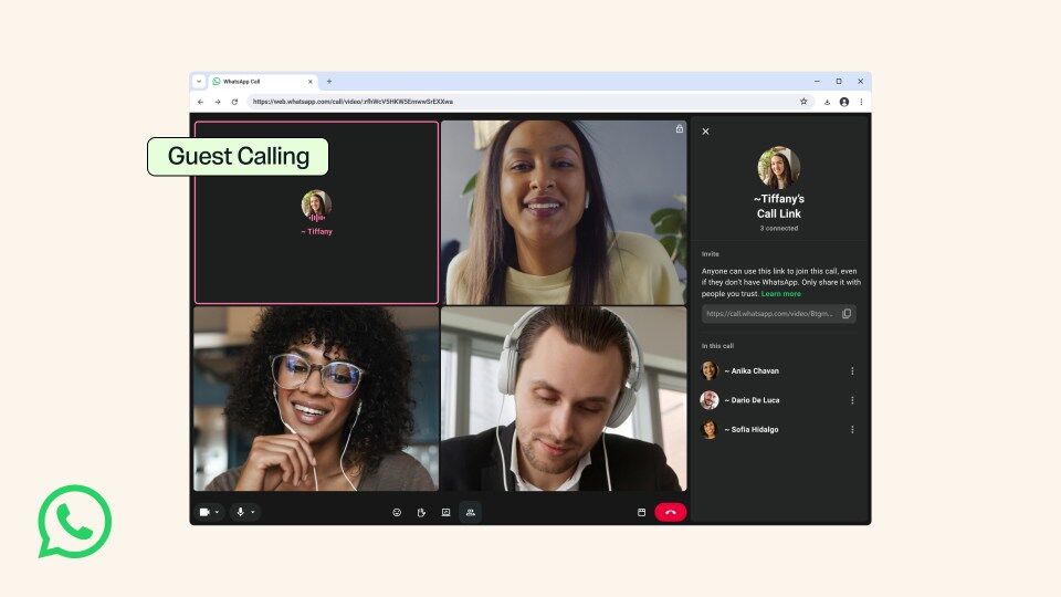“WhatsApp”da endi messenjerda akkaunti bo‘lmagan odamlarga ham qo‘ng‘iroq qilish mumkin
