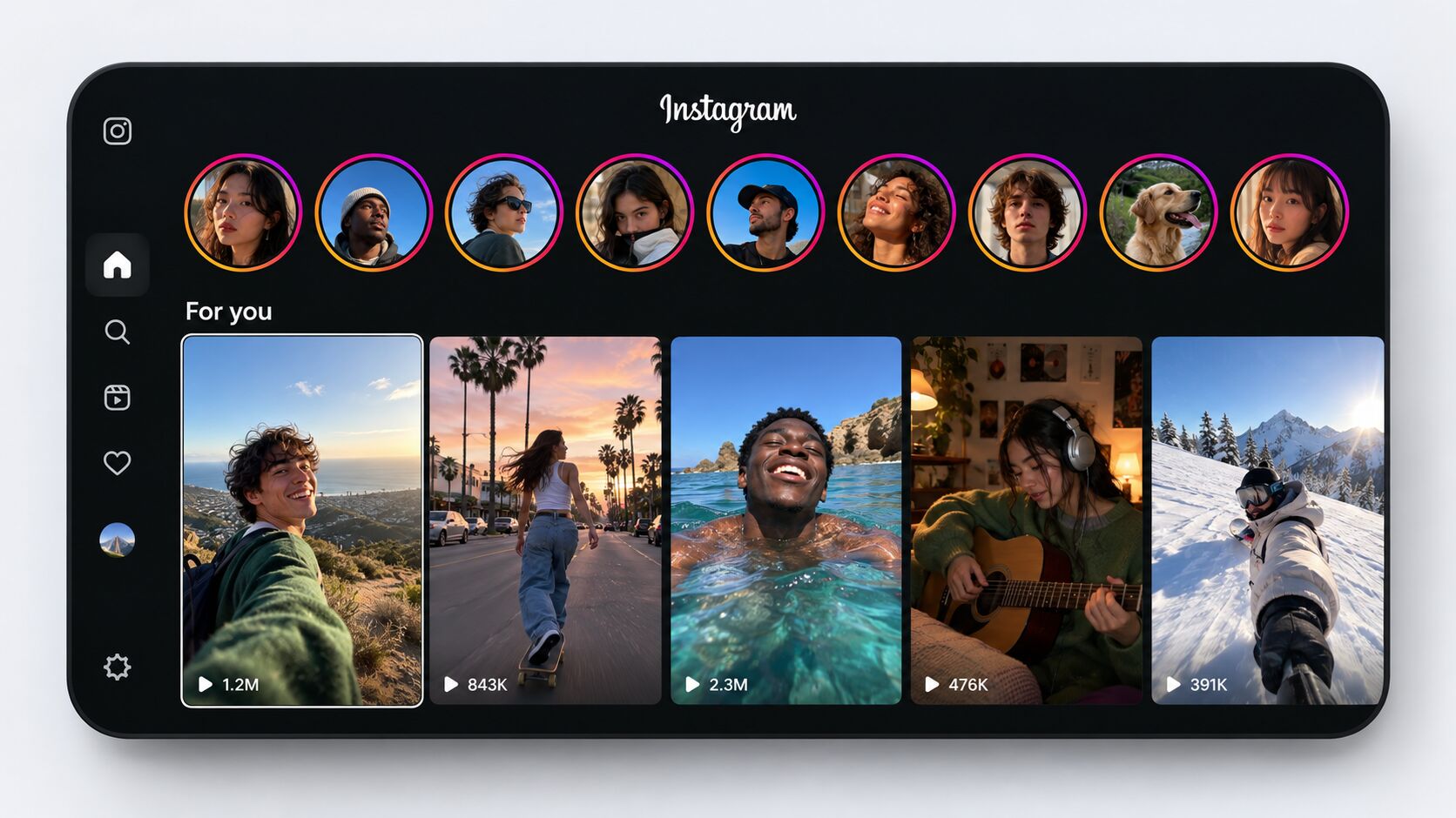 Instagram теперь можно смотреть на телевизоре без смартфона