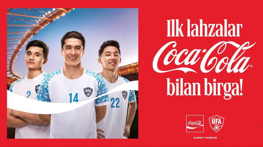 Coca-Cola Узбекистан представила первую локальную рекламную кампанию в поддержку национальной сборной