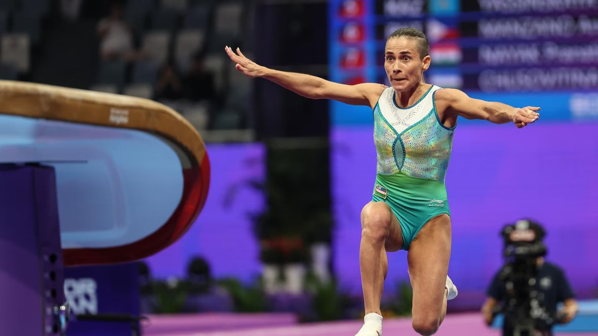 51 yoshli Oksana Chusovitina gimnastika bo‘yicha jahon chempionatiga yo‘llanma oldi