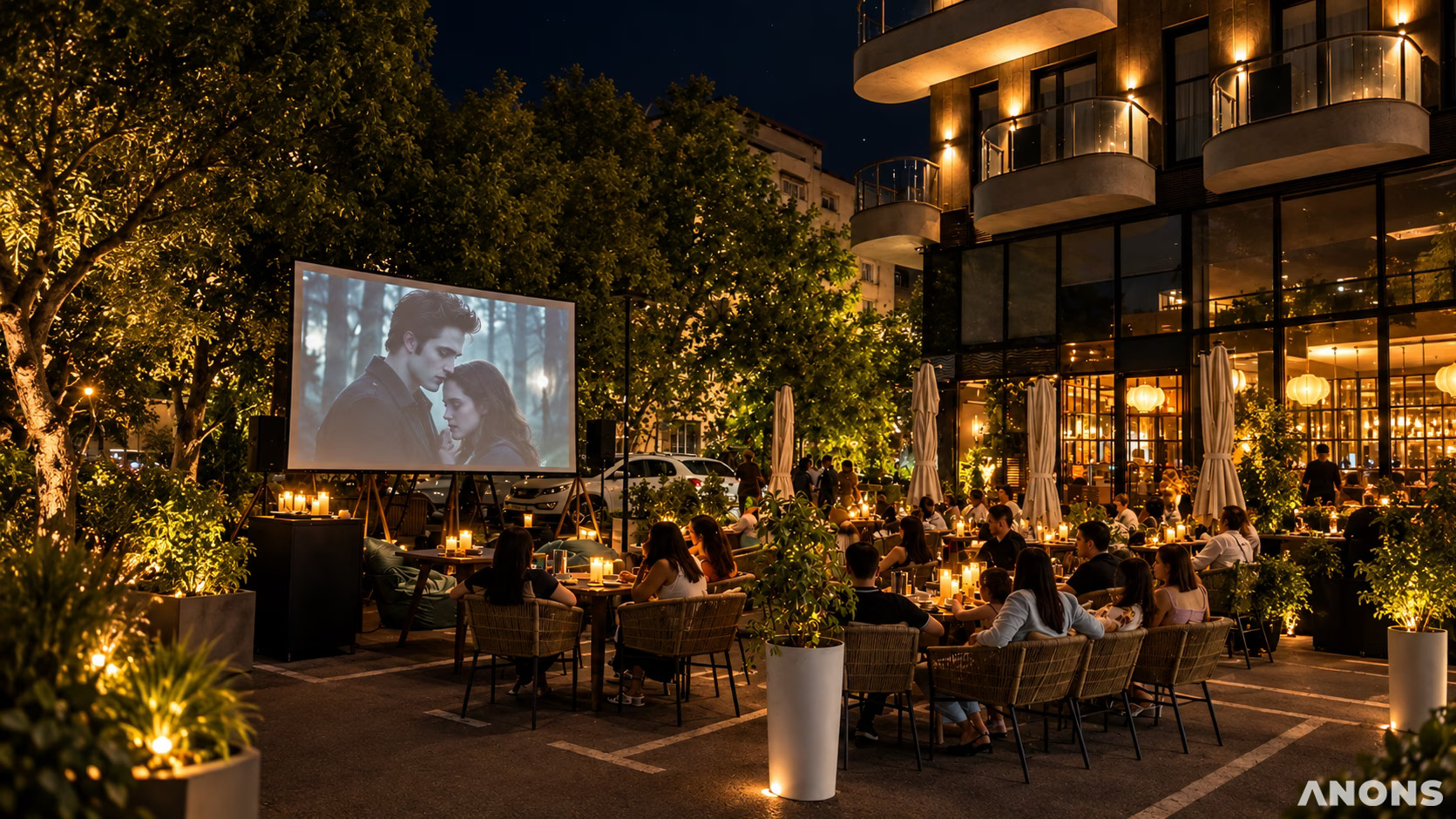 Показ фильма в кафе «Тепло» Parkwood