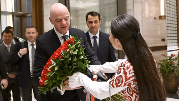 FIFA prezidenti Janni Infantino O‘zbekistonga tashrif buyurdi